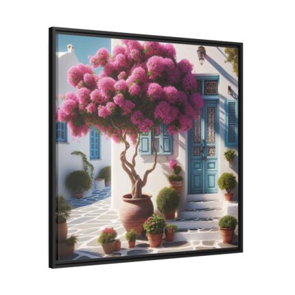 Beautiful Pink Tree Framed Canvas