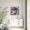 88302-133.jpg Beautiful Pink Tree Framed Canvas