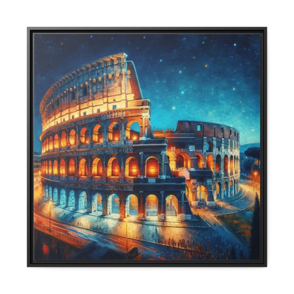 88302-135.jpg Colosseum in Rome During Twilight Framed Canvas