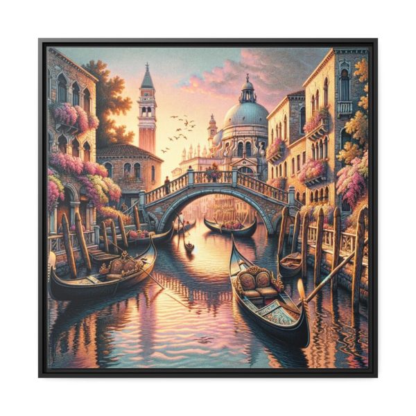 88302-146.jpg Romantic Scene in Italy Framed Canvas