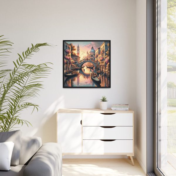 88302-148.jpg Romantic Scene in Italy Framed Canvas