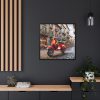 88302-154.jpg Red Vespa in Italy II Framed Canvas