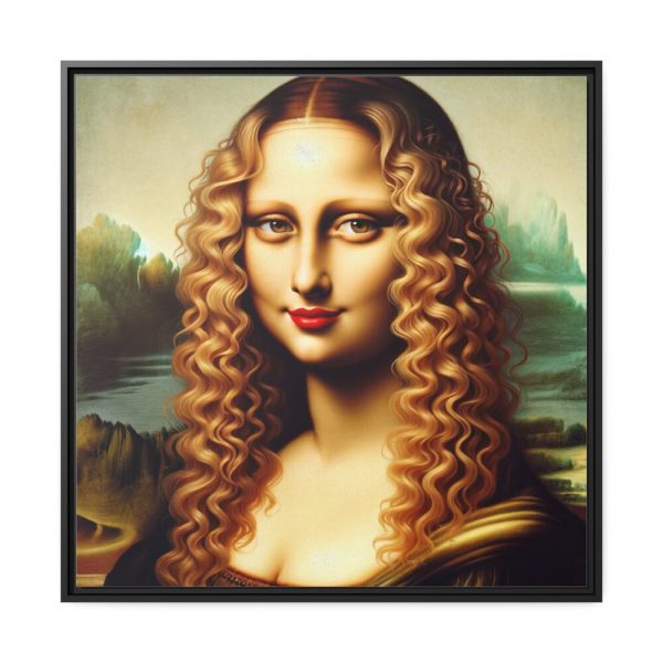 88302-166.jpg Blond Mona Lisa Framed Canvas