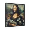88302-170.jpg Mona Lisa With Cash Framed Canvas