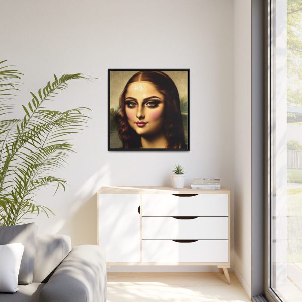 88302-193.jpg Mona Lisa With Modern Twist Framed Canvas