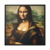 88302-211.jpg Mona Lisa Smiling Framed Canvas