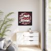 I Love You to the Moon and Back Framed Canvas