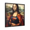 88302-250.jpg Mona Lisa Reimagined as a Superhero Framed Canvas