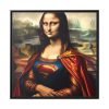 88302-251.jpg Mona Lisa Reimagined as a Superhero Framed Canvas