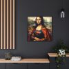 88302-254.jpg Mona Lisa Reimagined as a Superhero Framed Canvas