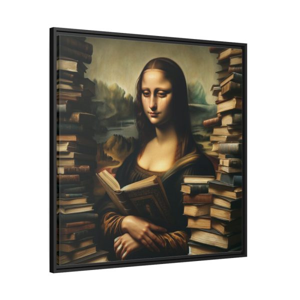 88302-255.jpg Mona Lisa's Expression of Sadness Framed Canvas
