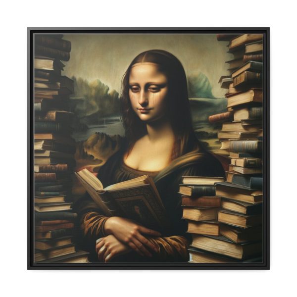 88302-256.jpg Mona Lisa's Expression of Sadness Framed Canvas