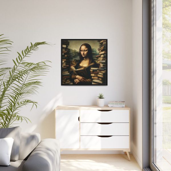 88302-258.jpg Mona Lisa's Expression of Sadness Framed Canvas