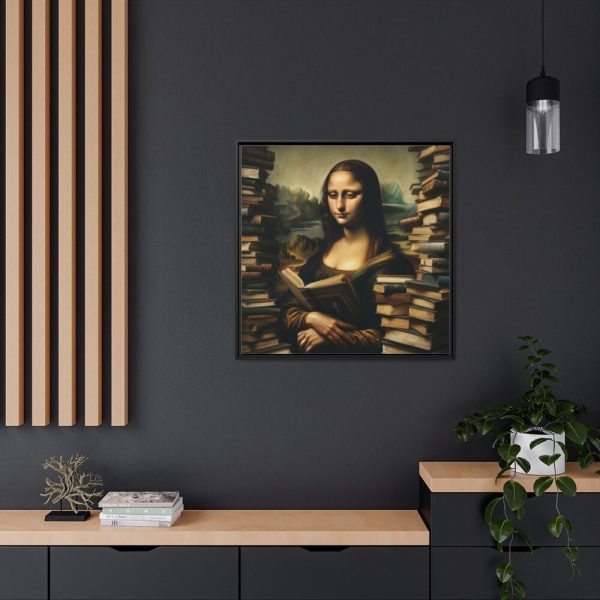 88302-259.jpg Mona Lisa's Expression of Sadness Framed Canvas