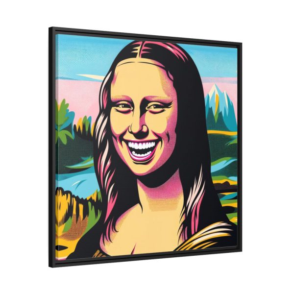 88302-260.jpg Mona Lisa in a Pop Art Style Framed Canvas