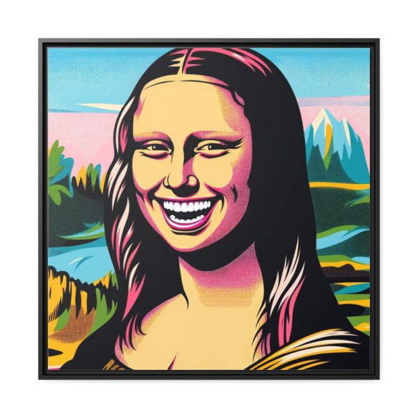 88302-261.jpg Mona Lisa in a Pop Art Style Framed Canvas