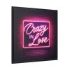 Crazy in Love Framed Canvas