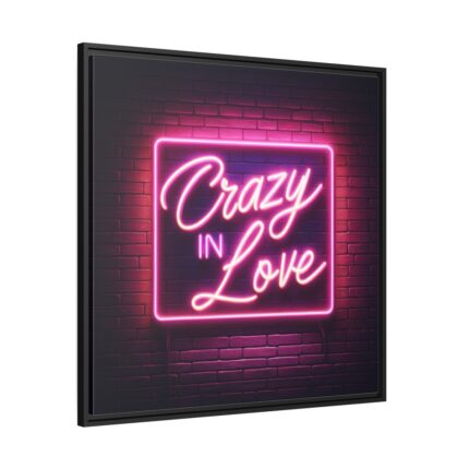 Crazy in Love Framed Canvas