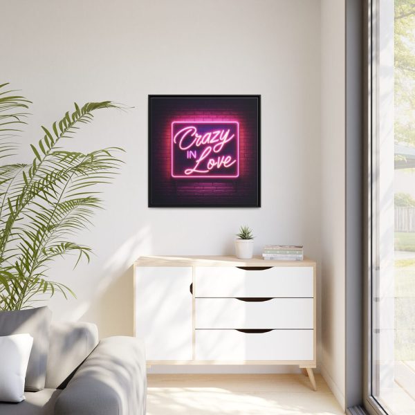 Crazy in Love Framed Canvas