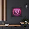 Crazy in Love Framed Canvas