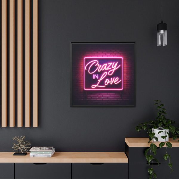 Crazy in Love Framed Canvas