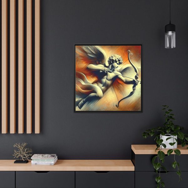 88302-309.jpg Cupid With His Bow and Arrow Framed Canvas