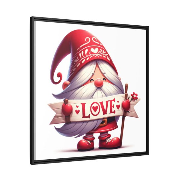 88302-325.jpg Whimsical Gnome Character Framed Canvas