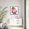 88302-328.jpg Whimsical Gnome Character Framed Canvas