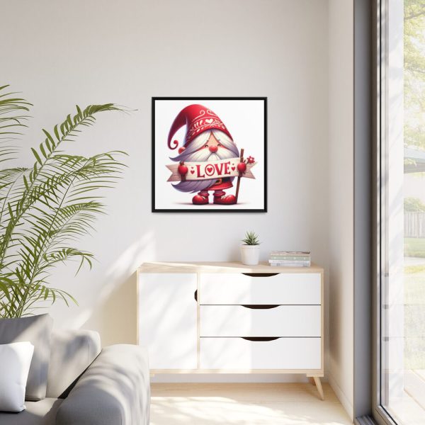88302-328.jpg Whimsical Gnome Character Framed Canvas