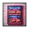 88302-336.jpg Roses Are Red, Violets Are Blue Framed Canvas
