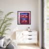 88302-338.jpg Roses Are Red, Violets Are Blue Framed Canvas