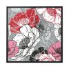 88302-36.jpg Large Poppy Flower Heads Framed Canvas