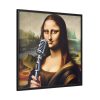 88302-360.jpg Mona Lisa Reimagined as a Singer Framed Canvas