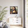 88302-363.jpg Mona Lisa Reimagined as a Singer Framed Canvas