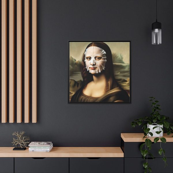 88302-374.jpg Mona Lisa Modern Self-Care Twist Framed Canvas
