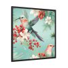 88302-385.jpg Seamless Hummingbird Holiday Framed Canvas