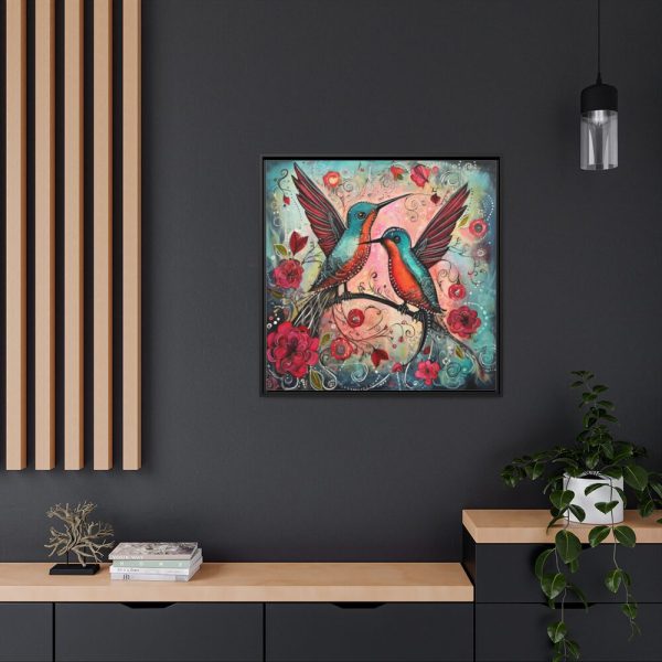 88302-394.jpg Pair of Hummingbirds Framed Canvas