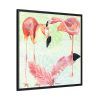 88302-395.jpg Two Flamingos Tropical Framed Canvas