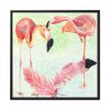 88302-396.jpg Two Flamingos Tropical Framed Canvas