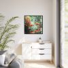 88302-403.jpg Two Flamingo Birds in Lush Tropical Framed Canvas