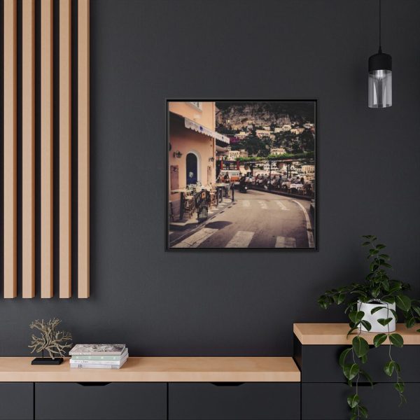 88302-49.jpg Caffe in Italy Framed Canvas