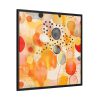 88302-5.jpg Orange Yellow Abstract Artwork Framed Canvas