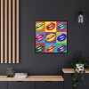 88302-54.jpg Mouth Lips Pop Art Framed Canvas