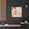 88302-59.jpg Retro Pin-up Lady Art Collag Framed Canvas