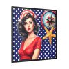 88302-70.jpg Nautical Pinup Girl II Framed Canvas