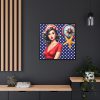 88302-74.jpg Nautical Pinup Girl II Framed Canvas