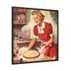 88302-80.jpg Christmas Woman From 1950 Framed Canvas