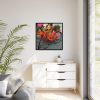 88302-98.jpg Bike Decorated With Flowers Framed Canvas