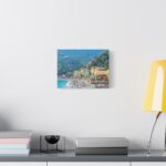 A Beach of Cinque Terre Standard Canvas - Image 3