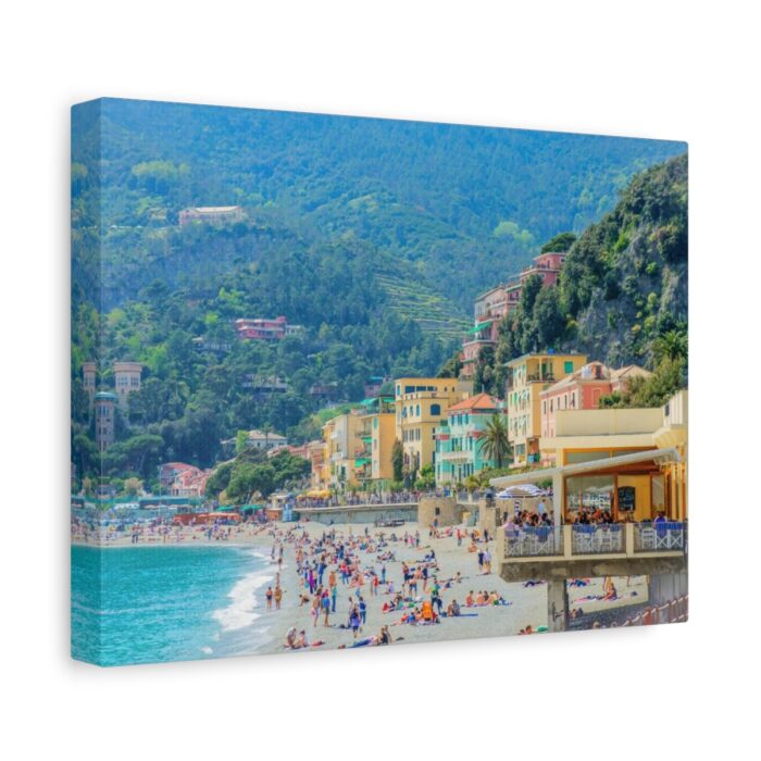 A Beach of Cinque Terre Standard Canvas - Image 1